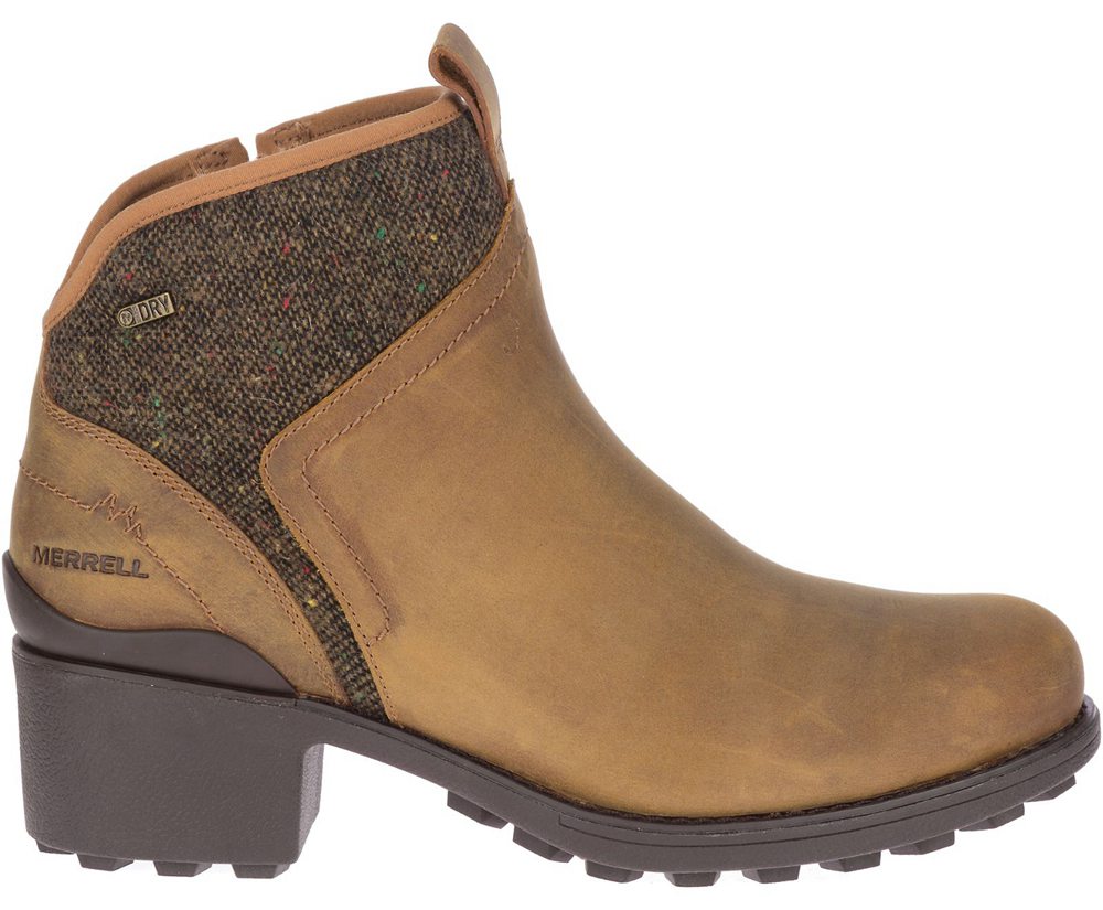 Merrell Støvler Dame - Chateau Ii Mid Pull Waterproof - Brune - YBH240786